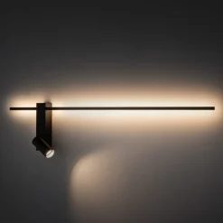 Kinkiet regulowany z włącznikiem EASY LED LEFT czarny 1xGU10