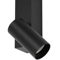 Kinkiet regulowany z włącznikiem EASY LED LEFT czarny 1xGU10