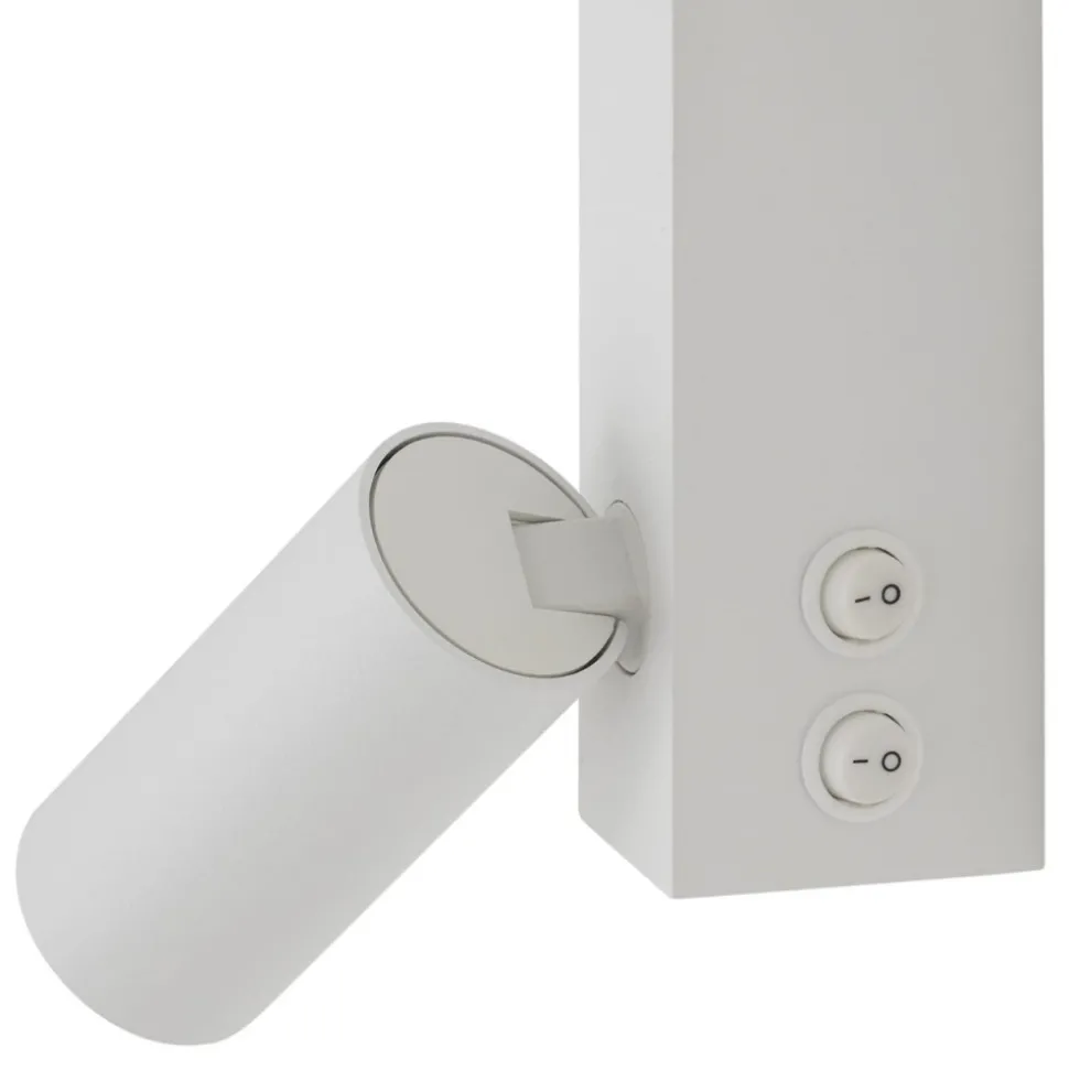 Kinkiet regulowany z włącznikiem EASY LED RIGHT biały 1xGU10