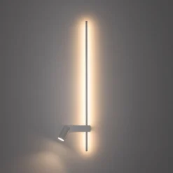 Kinkiet regulowany z włącznikiem EASY LED RIGHT biały 1xGU10