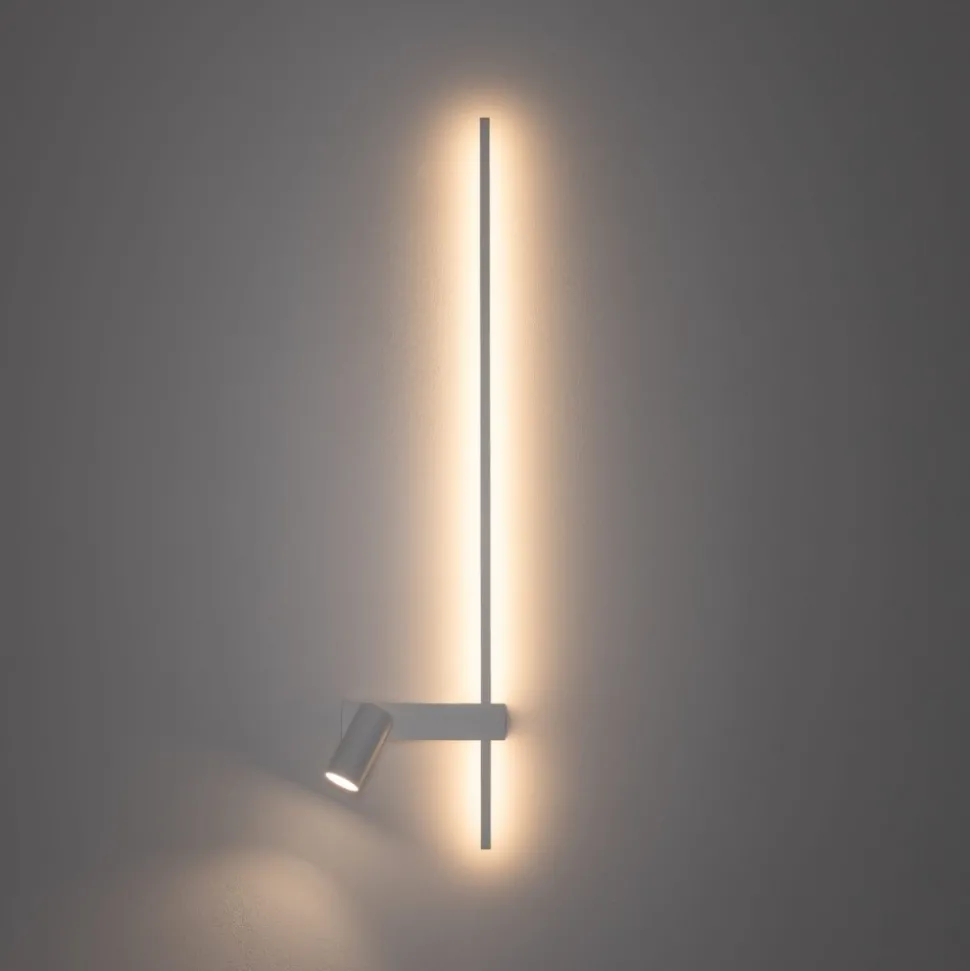 Kinkiet regulowany z włącznikiem EASY LED RIGHT biały 1xGU10