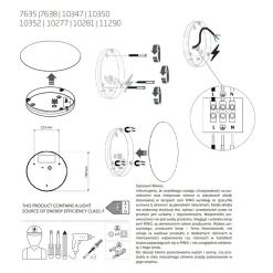 Kinkiet RING Brązowy 10W LED 3000K IP20 25cm