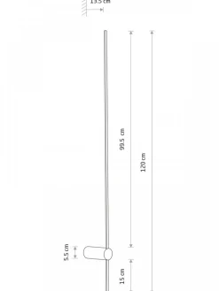 Kinkiet SABER LED L biały 16W 4000K