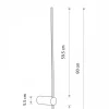 Kinkiet SABER LED M oliwkowy 11W 4000K