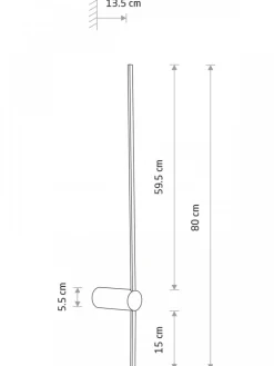 Kinkiet SABER LED M oliwkowy 11W 4000K