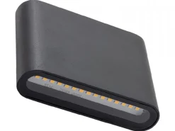 Kinkiet SEMI LED S czarny 2x3W IP54 3000K