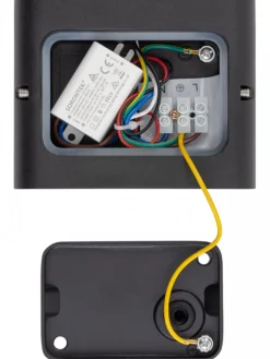 Kinkiet SEMI LED S czarny 2x3W IP54 3000K