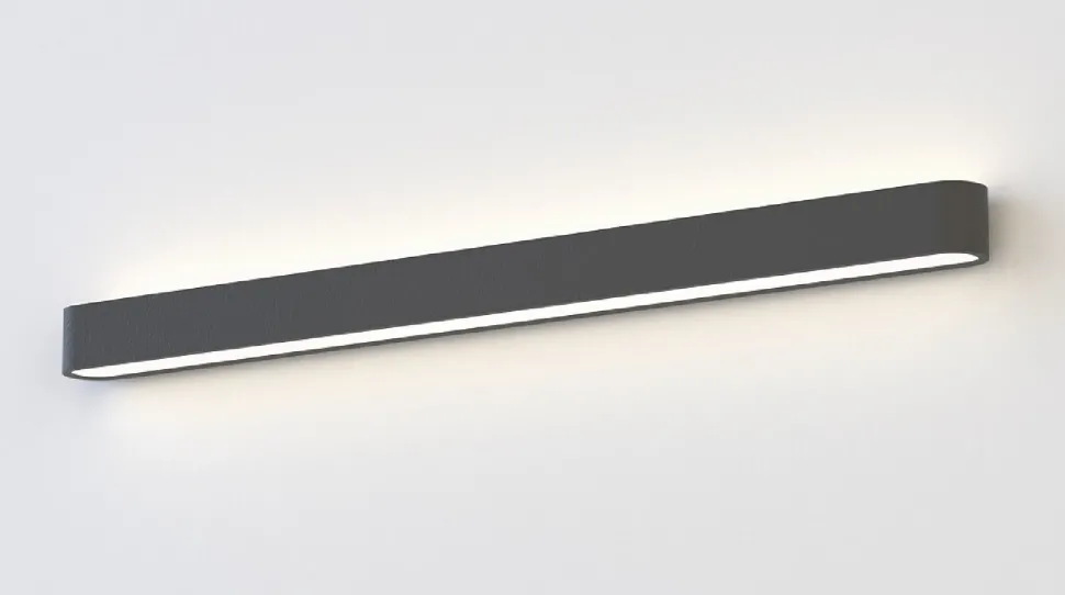 Kinkiet SOFT Grafitowy 1xT8 16W LED 3000K 93,5cm