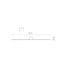 Kinkiet SPIN Czarny 11W LED 3000K 80cm