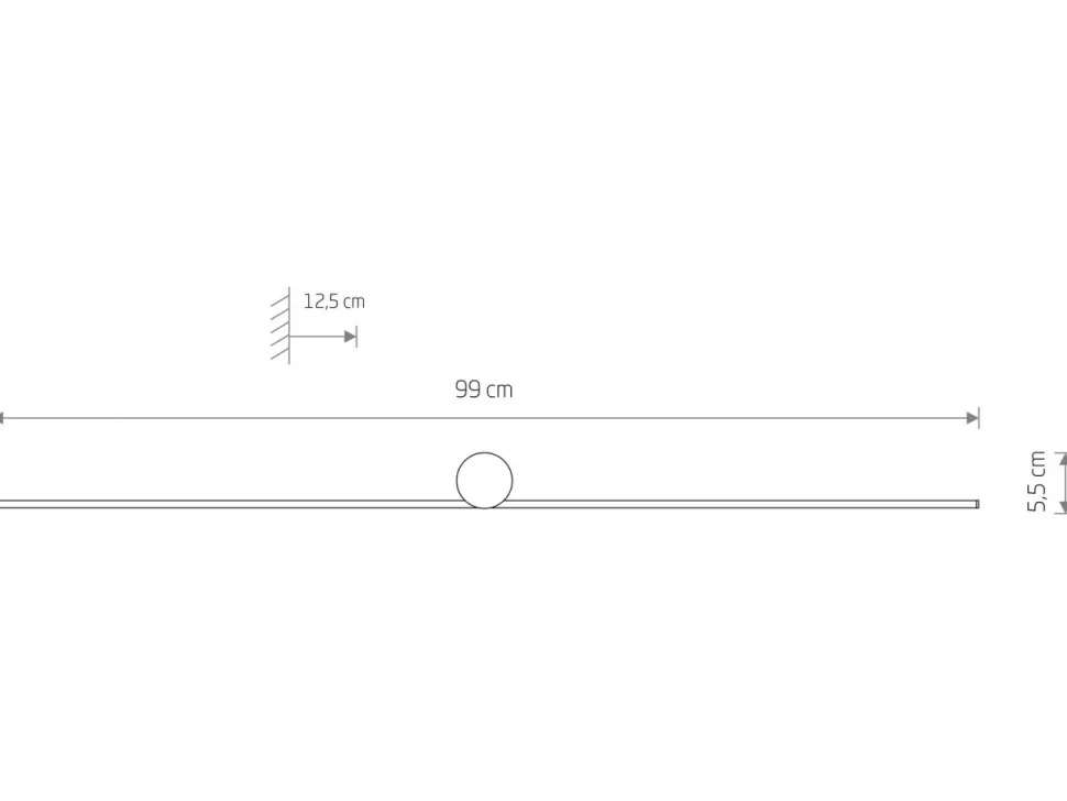 Kinkiet SPIN LED M biały 14W 3000K