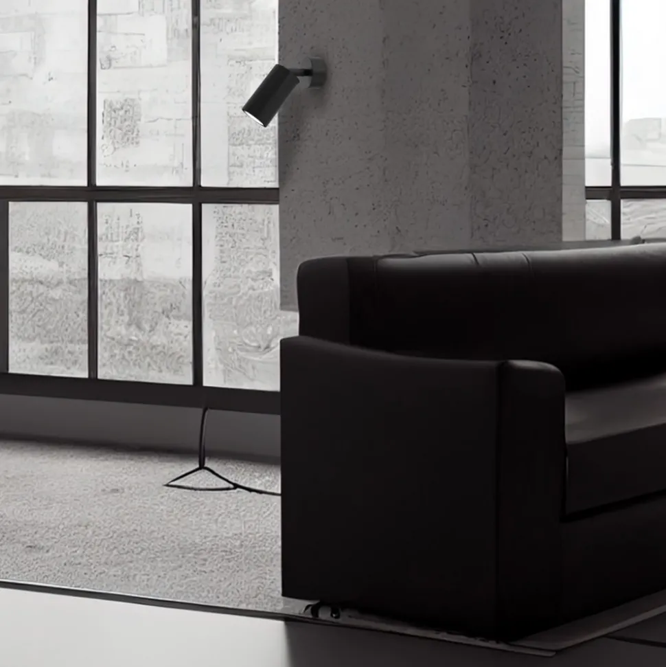 Kinkiet Spot HUDSON Czarny 1xGU10