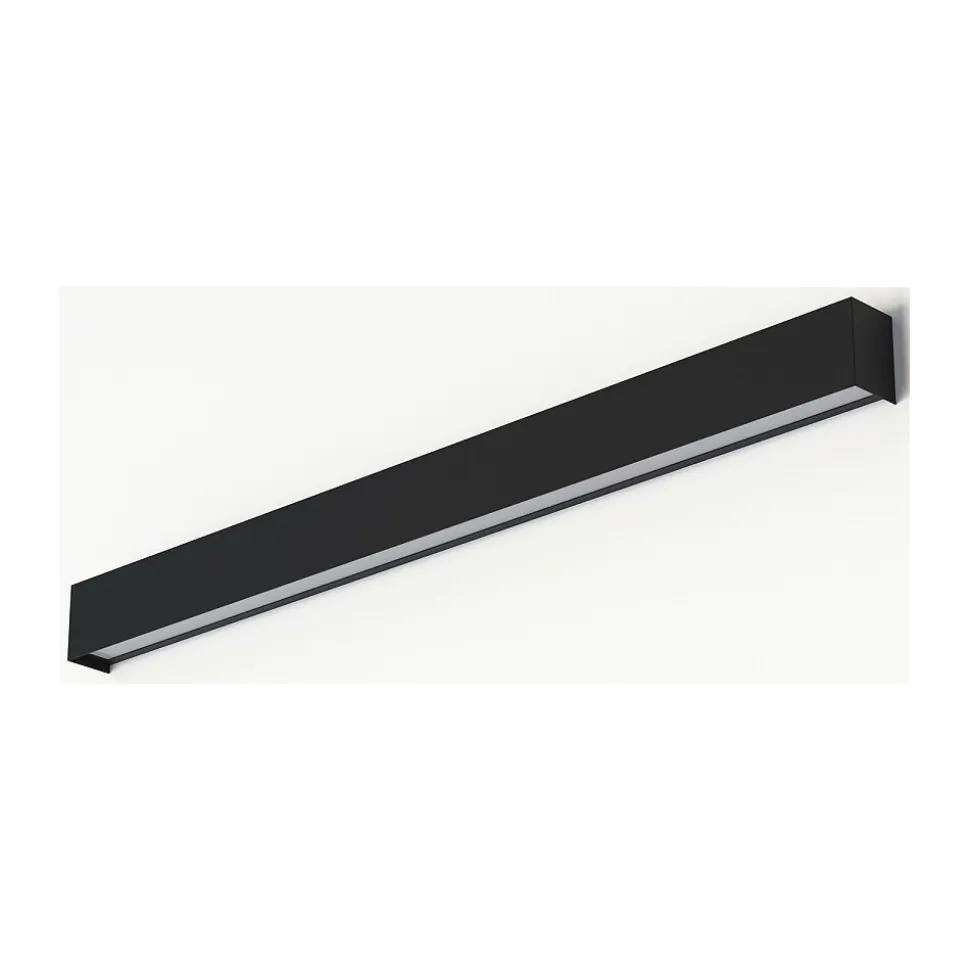 Kinkiet STRAIGHT Czarny 1xT8 16W LED 3000K 92cm