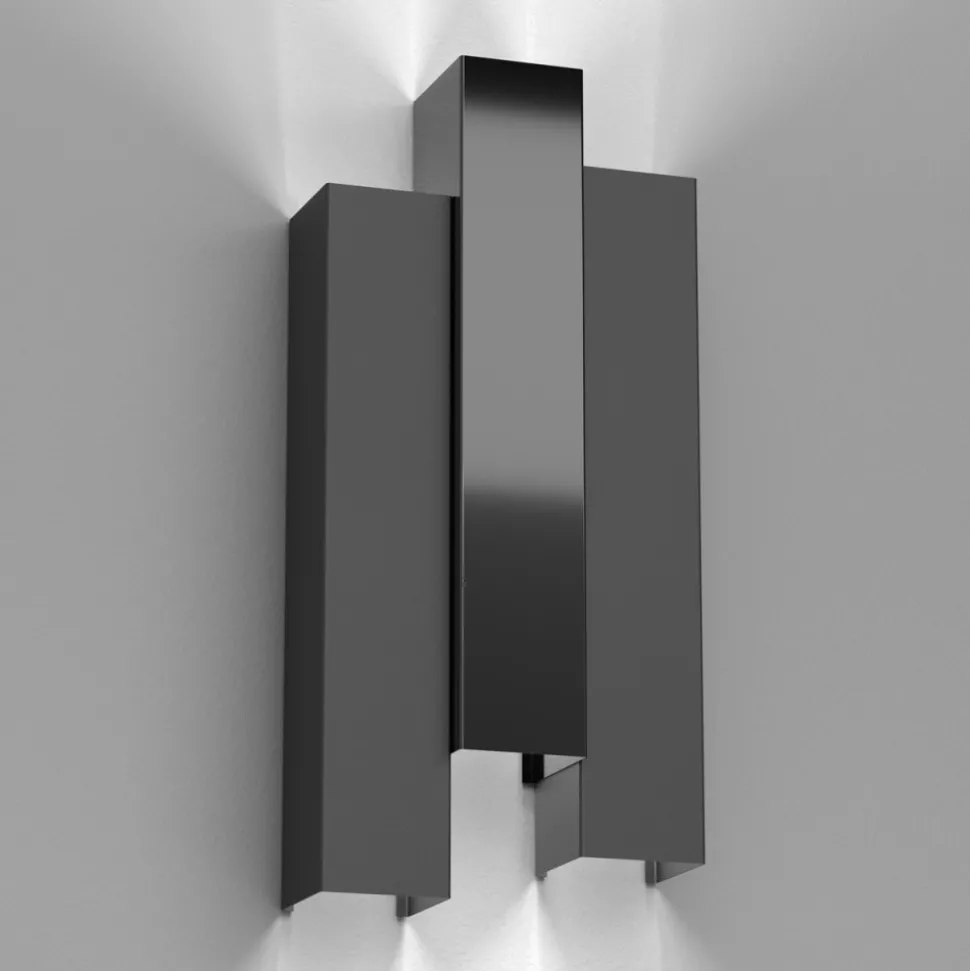 Kinkiet WALL Czarny 6xGU10