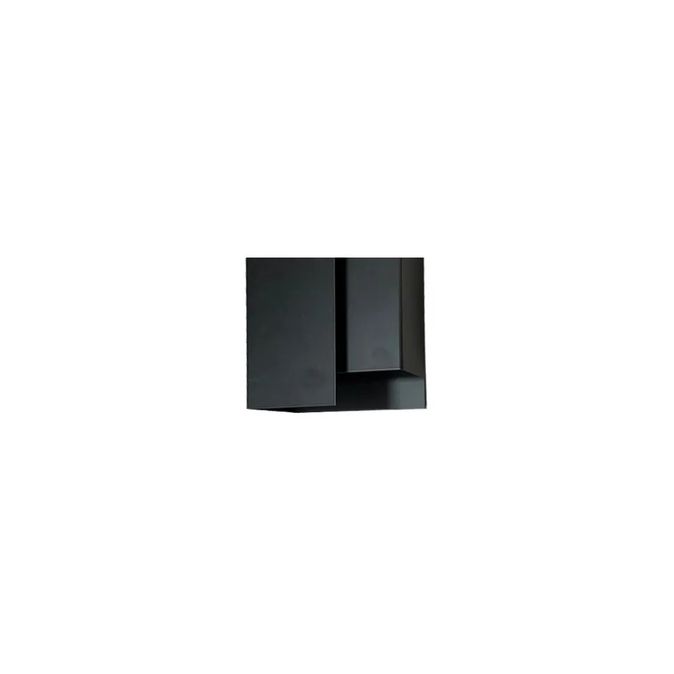 Kinkiet WALL L Czarny 2xG9