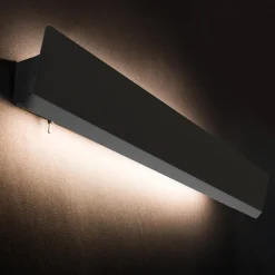 Kinkiet WING Czarny 11W LED 3000K IP20 68cm