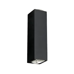 Kinkiet Zewnętrzny LENS Czarny 2W LED 3000K IP54