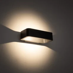Kinkiet Zewnętrzny MUNO Czarny 6W LED 3000K IP54