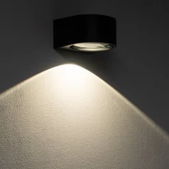 Kinkiet zewnętrzny NEL LED czarny 5W IP54 3000K