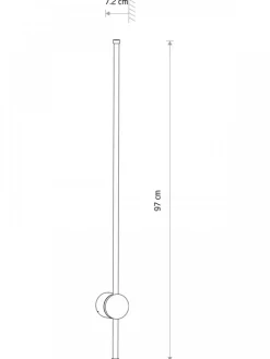 Kinkiet zewnętrzny ORLA LED M beżowy 20W IP54 3000K