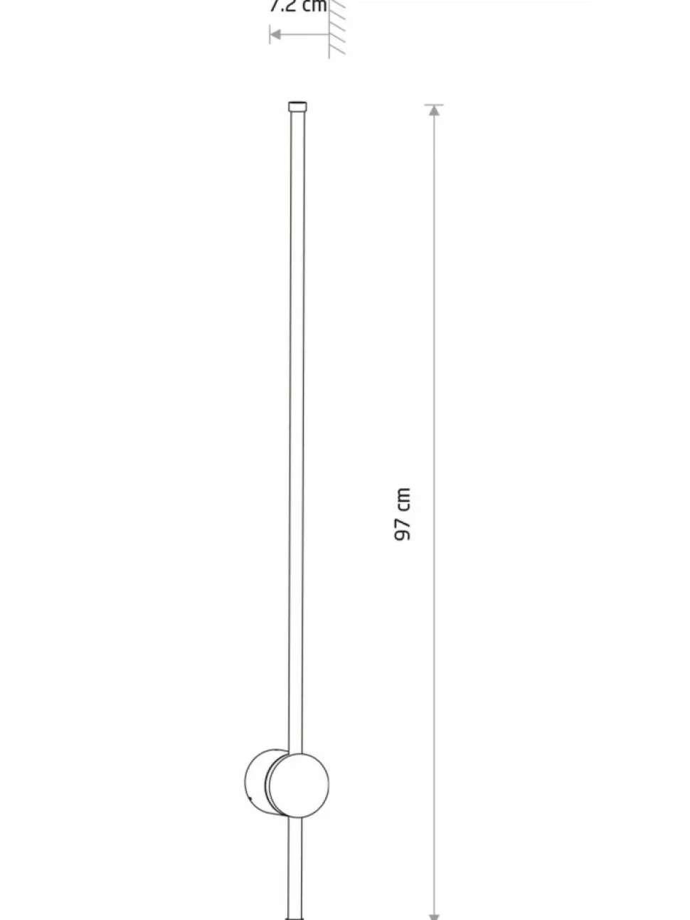 Kinkiet zewnętrzny ORLA LED M beżowy 20W IP54 3000K