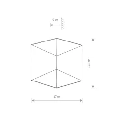 Kinkiet Zewnętrzny TRIANGLES Biały 5W LED 3000K IP54