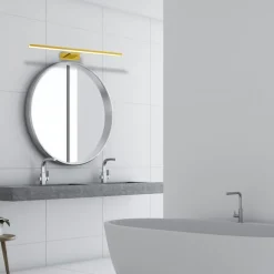 Kinkiet złoty nad lustro Shine 60 cm