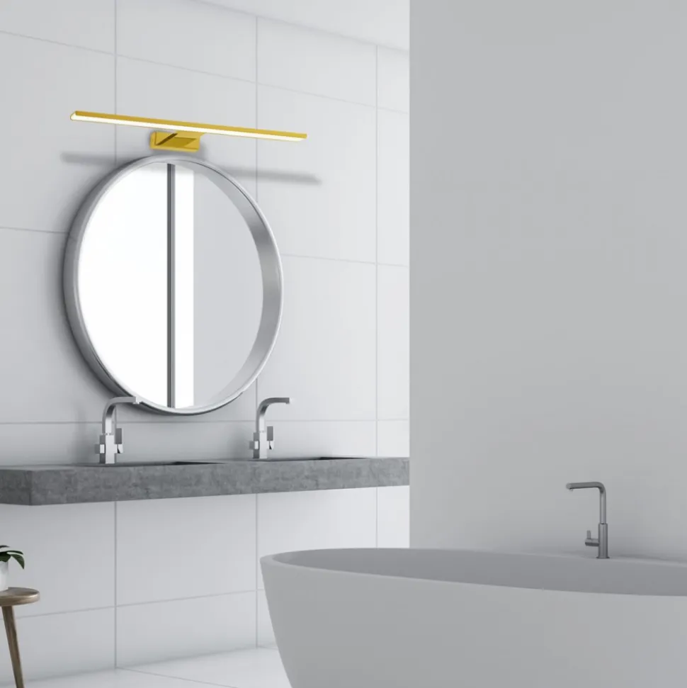 Kinkiet złoty nad lustro Shine 60 cm