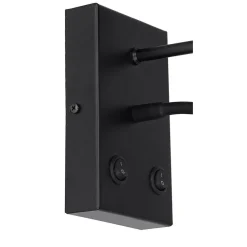 Kinkiet ARDEN Zielony Złoty Abażur 1xE27+G9 * Luminex Outlet