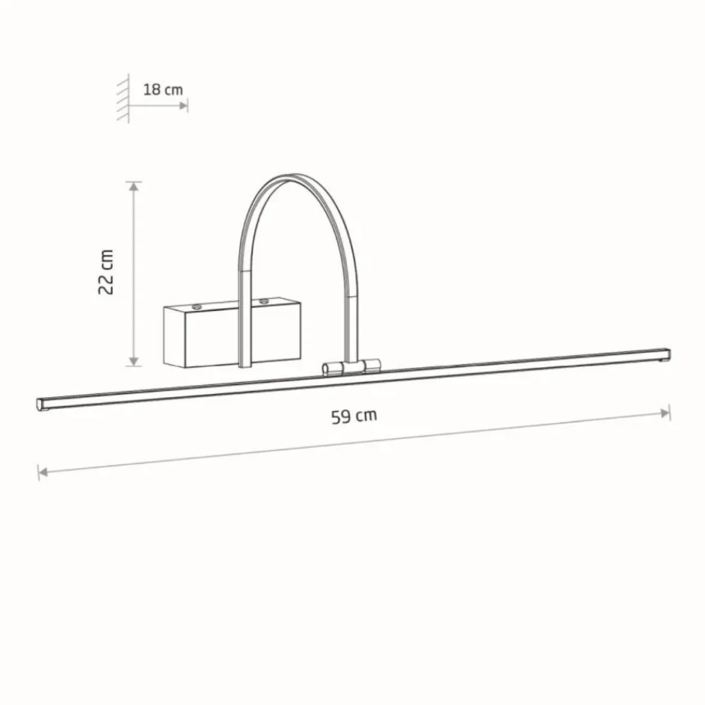 Kinkiet ARTLINE LED biały 6W * Nowodvorski Outlet