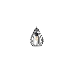 Kinkiet BRYLANT Czarny Metalowy Klosz Wtyczka 1xE27 * TK Lighting Sale