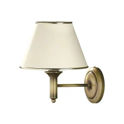 Kinkiet CLASSIC Patyna Ecru Abażur 1xE27 * Jupiter Outlet
