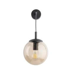Kinkiet ESME Topaz Szklany Klosz 1xE27 * TK Lighting Outlet