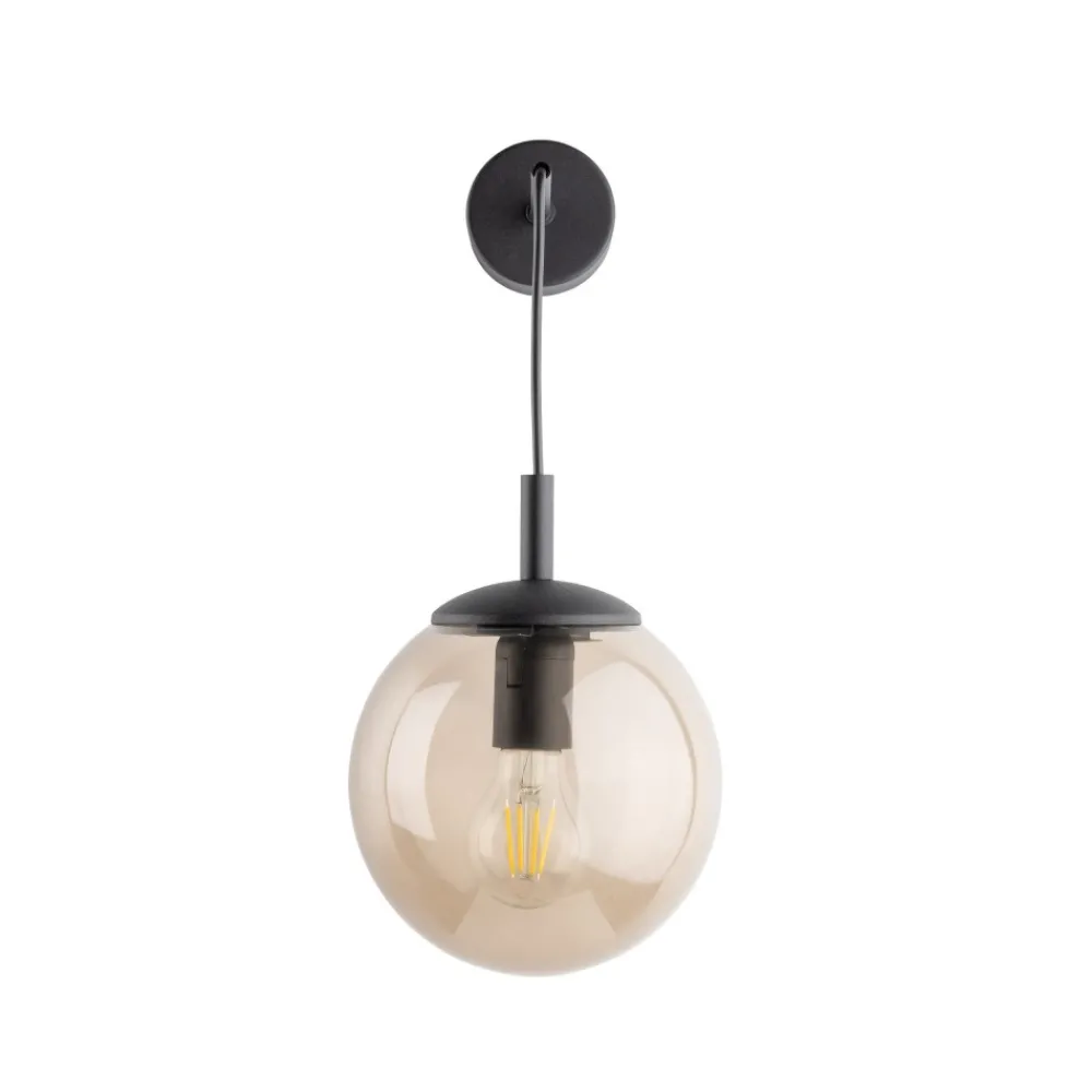 Kinkiet ESME Topaz Szklany Klosz 1xE27 * TK Lighting Outlet
