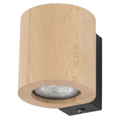 Kinkiet EVE WOOD buk 1xGU10 * TK Lighting Outlet