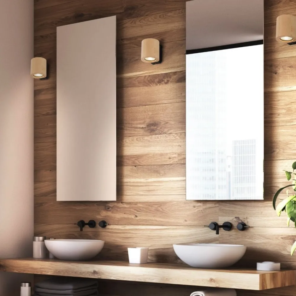 Kinkiet EVE WOOD buk 1xGU10 * TK Lighting Outlet