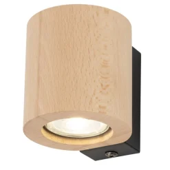 Kinkiet EVE WOOD buk 1xGU10 * TK Lighting Outlet