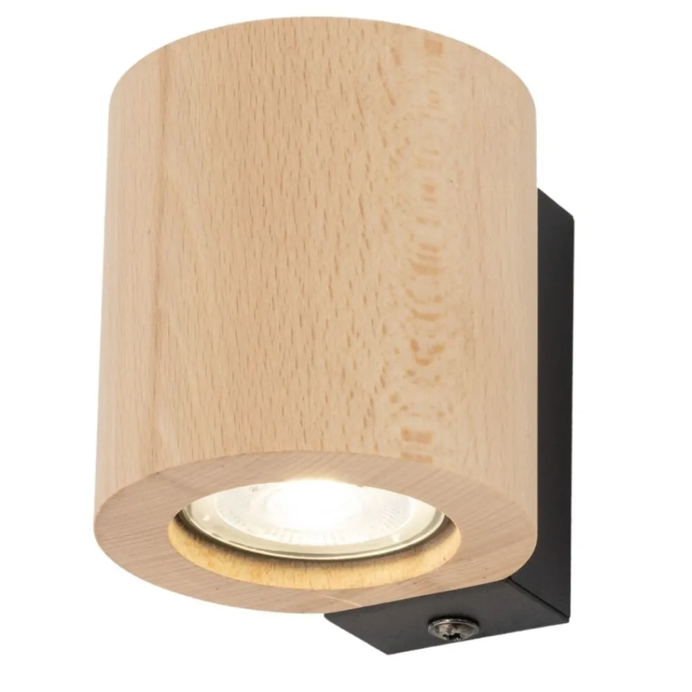 Kinkiet EVE WOOD buk 1xGU10 * TK Lighting Outlet