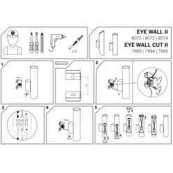 Kinkiet EYE WALL Czarny 2xGU10 * Nowodvorski Best