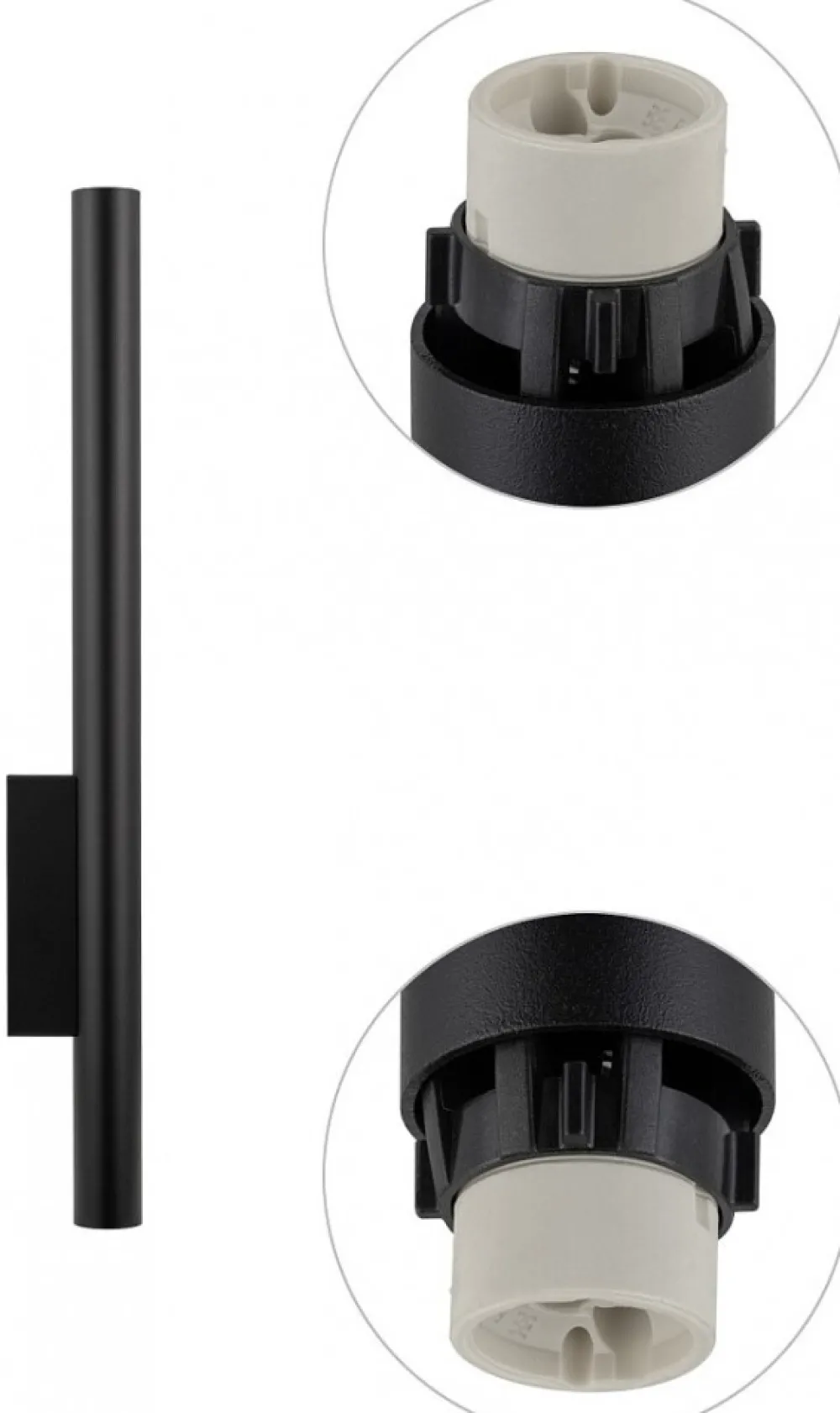 Kinkiet FOURTY XL Czarny 1xGU10 R35 * Nowodvorski Outlet