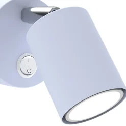 Kinkiet FUN Niebieski 1xGU10 z włącznikiem ruchomy * Luminex Best