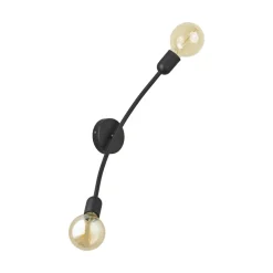 Kinkiet HELIX Czarny Loft 2xE27 * TK Lighting Online