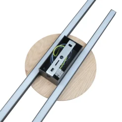 Kinkiet JAVA Czarny Drewno 2x24W LED 86cm * TK Lighting Discount