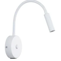 Kinkiet LAGOS biały 1xG9 z wyłącznikiem i USB * TK Lighting Best