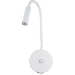 Kinkiet LAGOS biały 1xG9 z wyłącznikiem i USB * TK Lighting Best