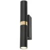 Kinkiet LAGOS czarny złoty 2xG9 * TK Lighting Hot
