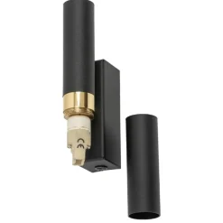 Kinkiet LAGOS czarny złoty 2xG9 * TK Lighting Hot