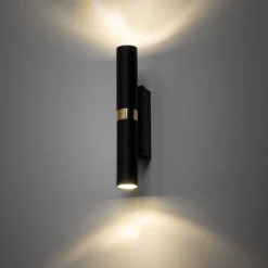 Kinkiet LAGOS czarny złoty 2xG9 * TK Lighting Hot