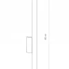 Kinkiet LASER 40cm miedź 2xG9 * Nowodvorski Best