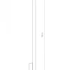 Kinkiet LASER XL 78cm czarny/złoty 2xG9 * Nowodvorski Hot