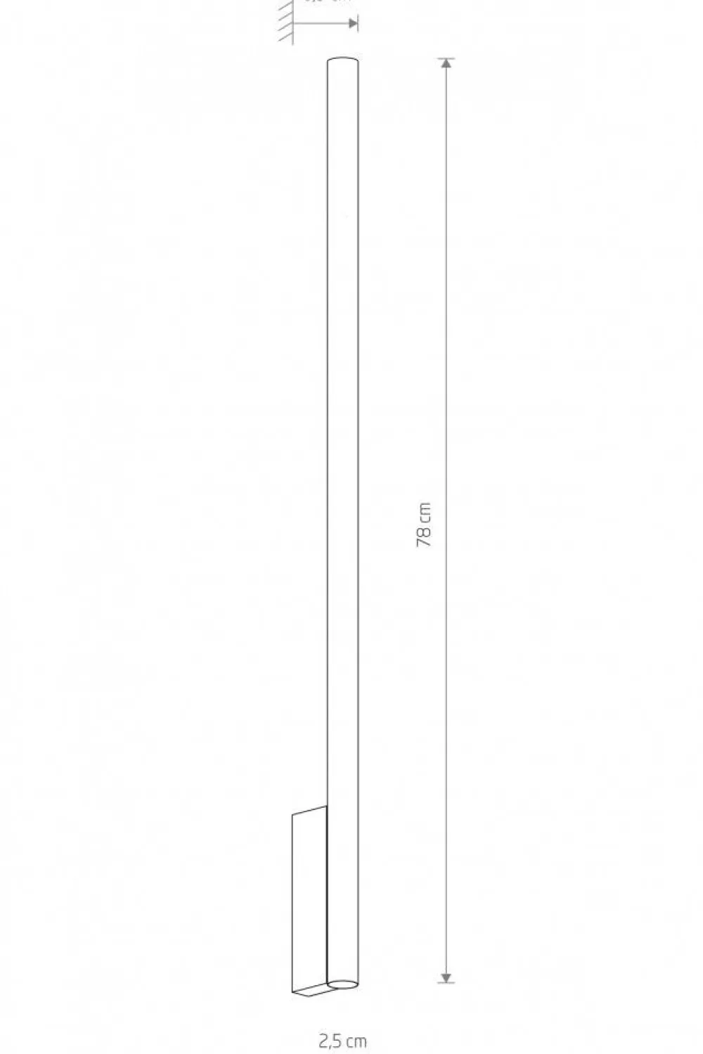 Kinkiet LASER XL 78cm czarny/złoty 2xG9 * Nowodvorski Hot